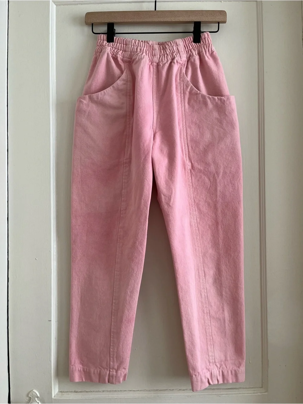 Elizabeth Suzann Clyde Pants Size 0S Short Petite Garment Dye Petal Pink